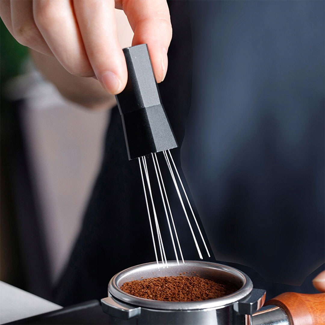 Espresso Coffee Ground Lumps Disjoinder with Metal Base