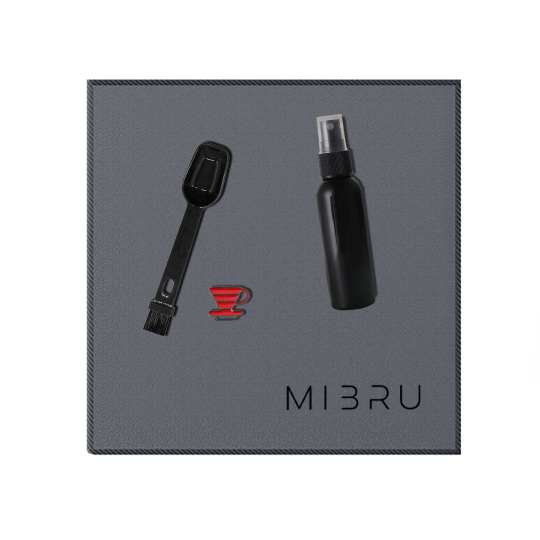 منشفة ميبرو، بخاخ وفرشاة مع بروش V60