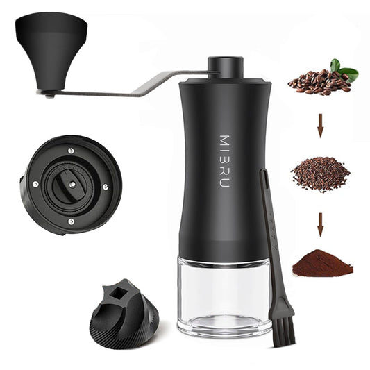 Hand coffee grinder with ceramic conical core