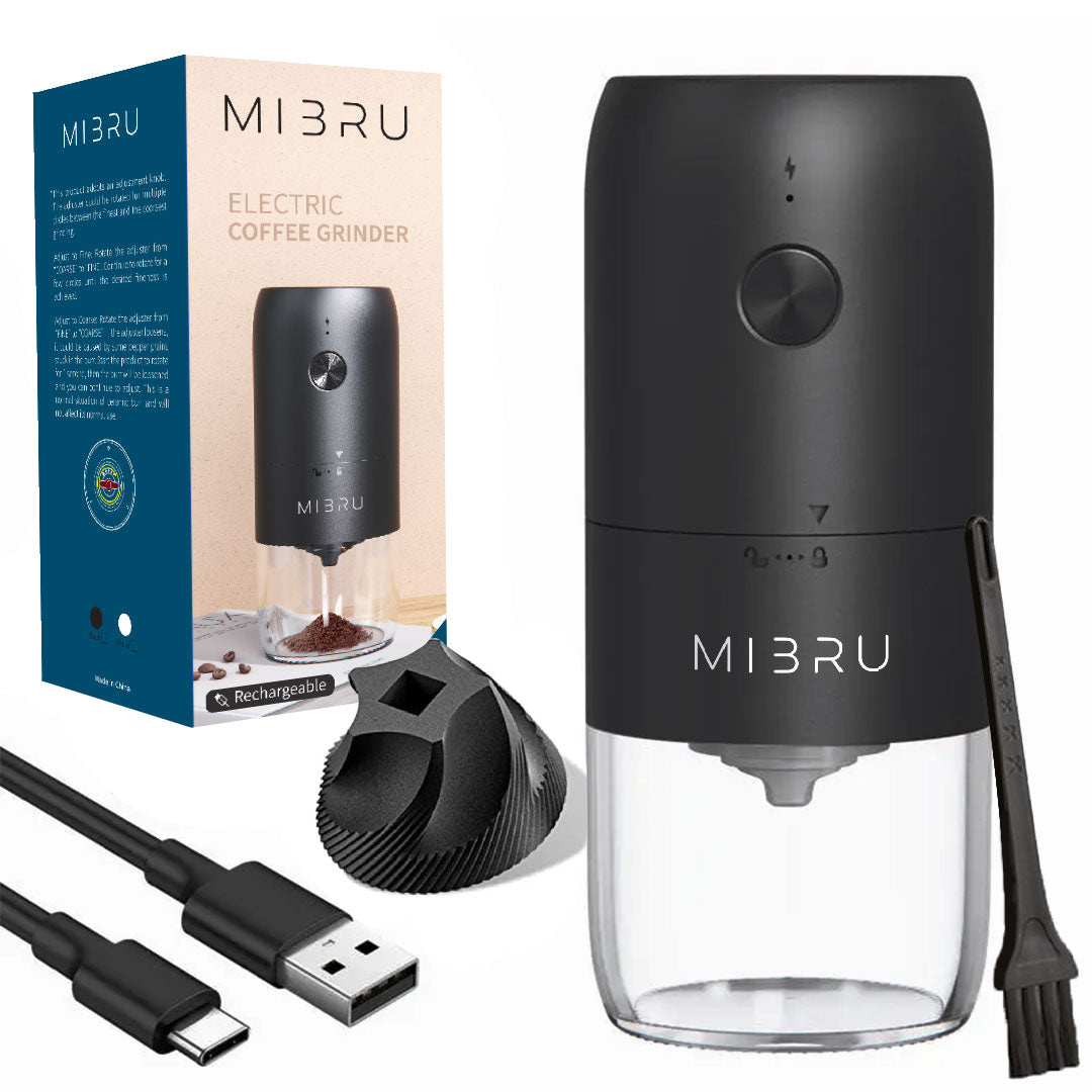 Electric Coffee Grinder Charging Type C Battery