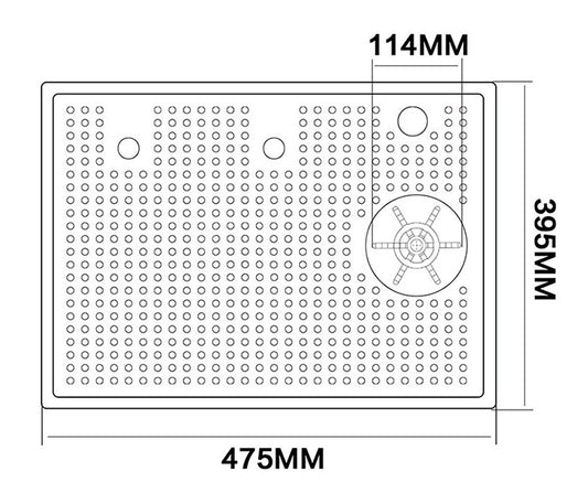 Rinzer Cup Rinse & Cleaning with Two Coffee Drip Bases