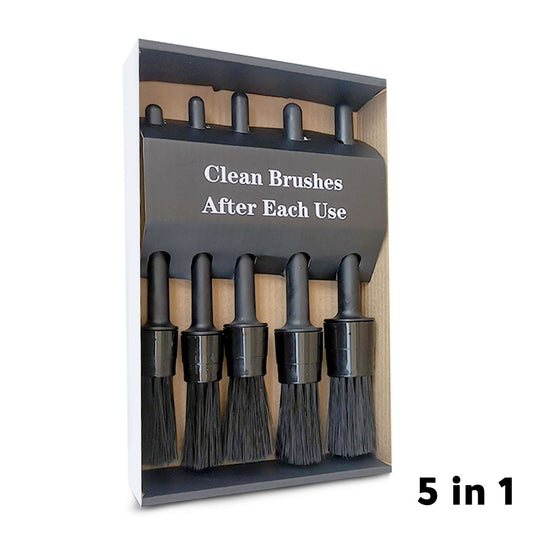 Set of 5 cleaning brushes in different sizes