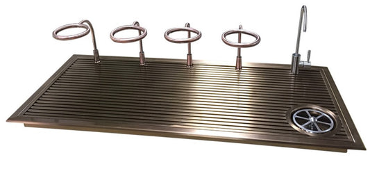 Rinzer for rinsing and cleaning cups with for dripping coffee