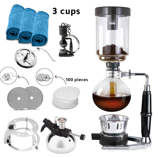 Psiphon Coffee & Tea Set 3 Cups of 9 Items in One Set
