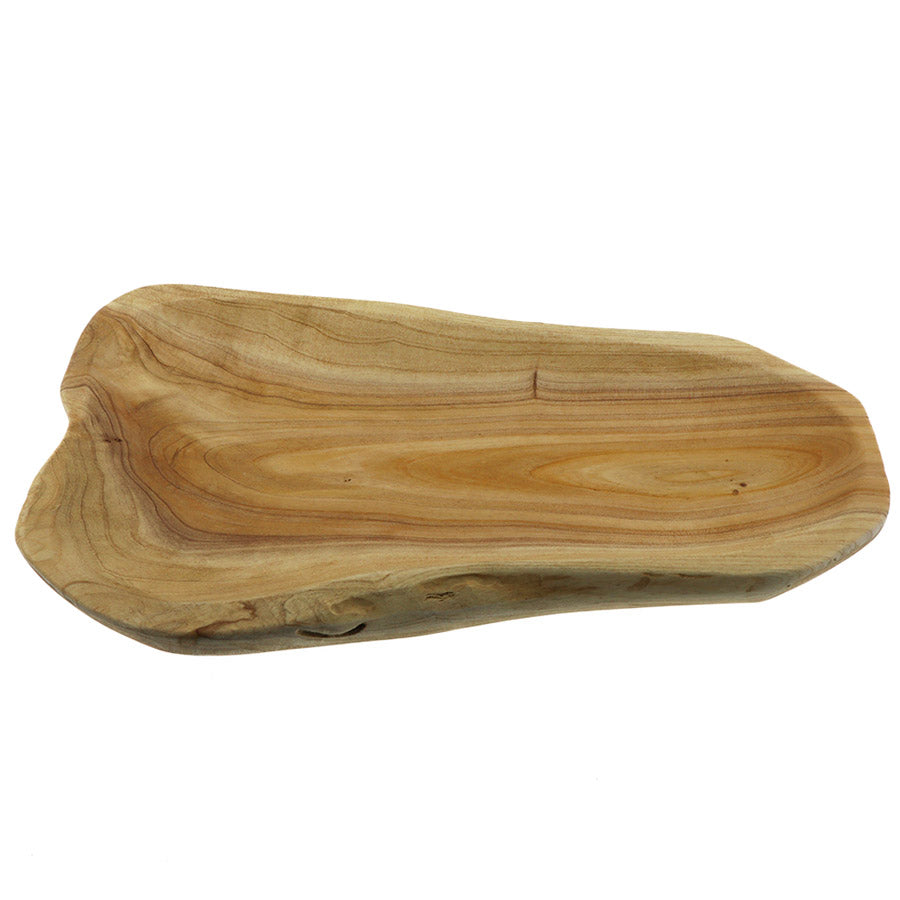 Olive wood serving tray or plate approximate size